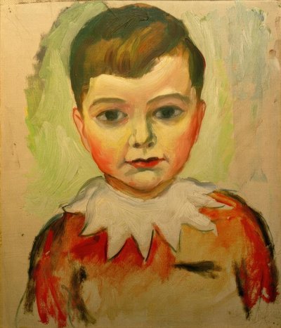 Walter with Lace Collar by August Macke